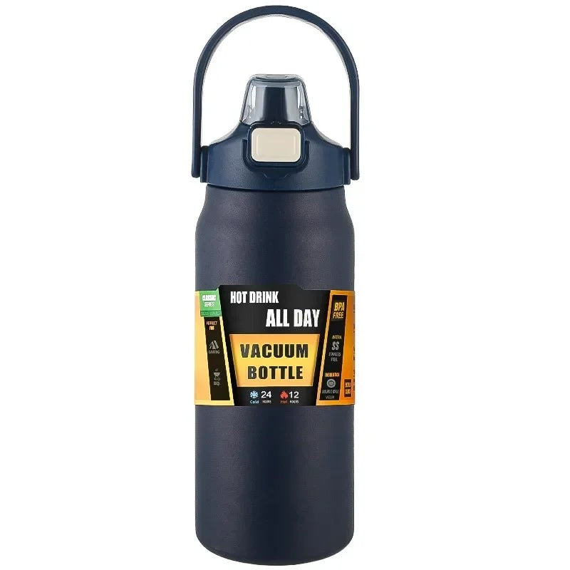 304 Stainless Steel Insulated Water Bottle with Straw – Hot & Cold