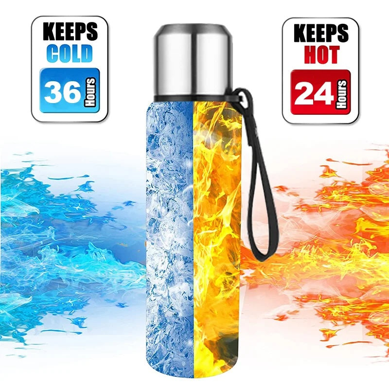 Upors Large Thermos Bottle – 500ml to 1500ml Insulated Flask