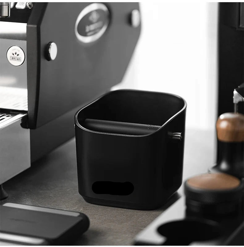 MHW-3Bomber Coffee Knock Box – 1.2L Square Design | Anti-Slip