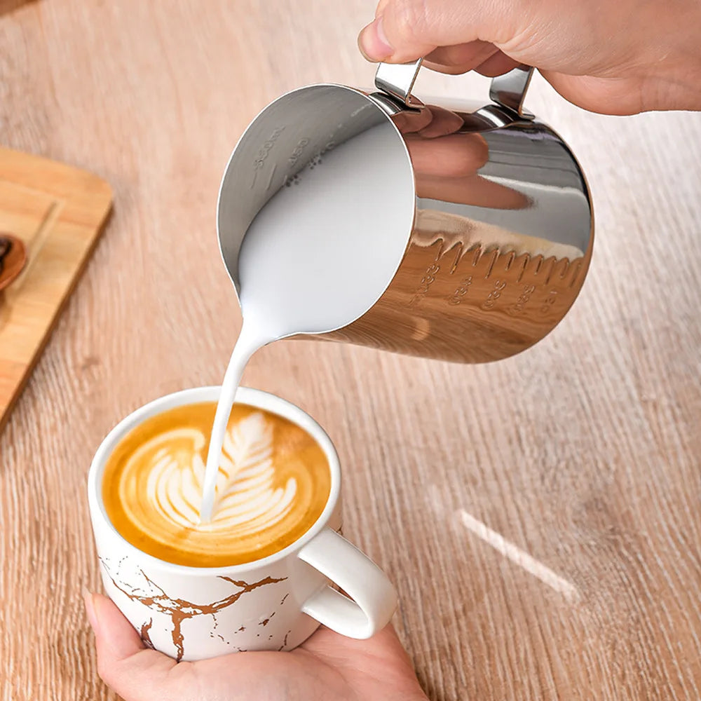 Stainless Steel Milk Frothing Jug – Barista Pitcher | CoffeeGuys