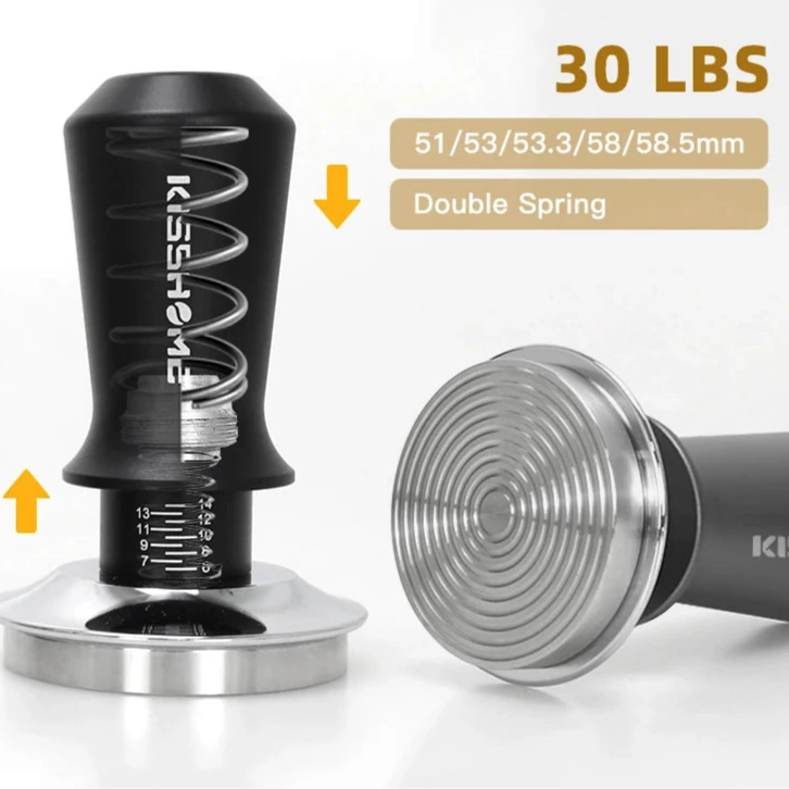 30lb Coffee Tamper – Calibrated for Breville 51/53/58mm