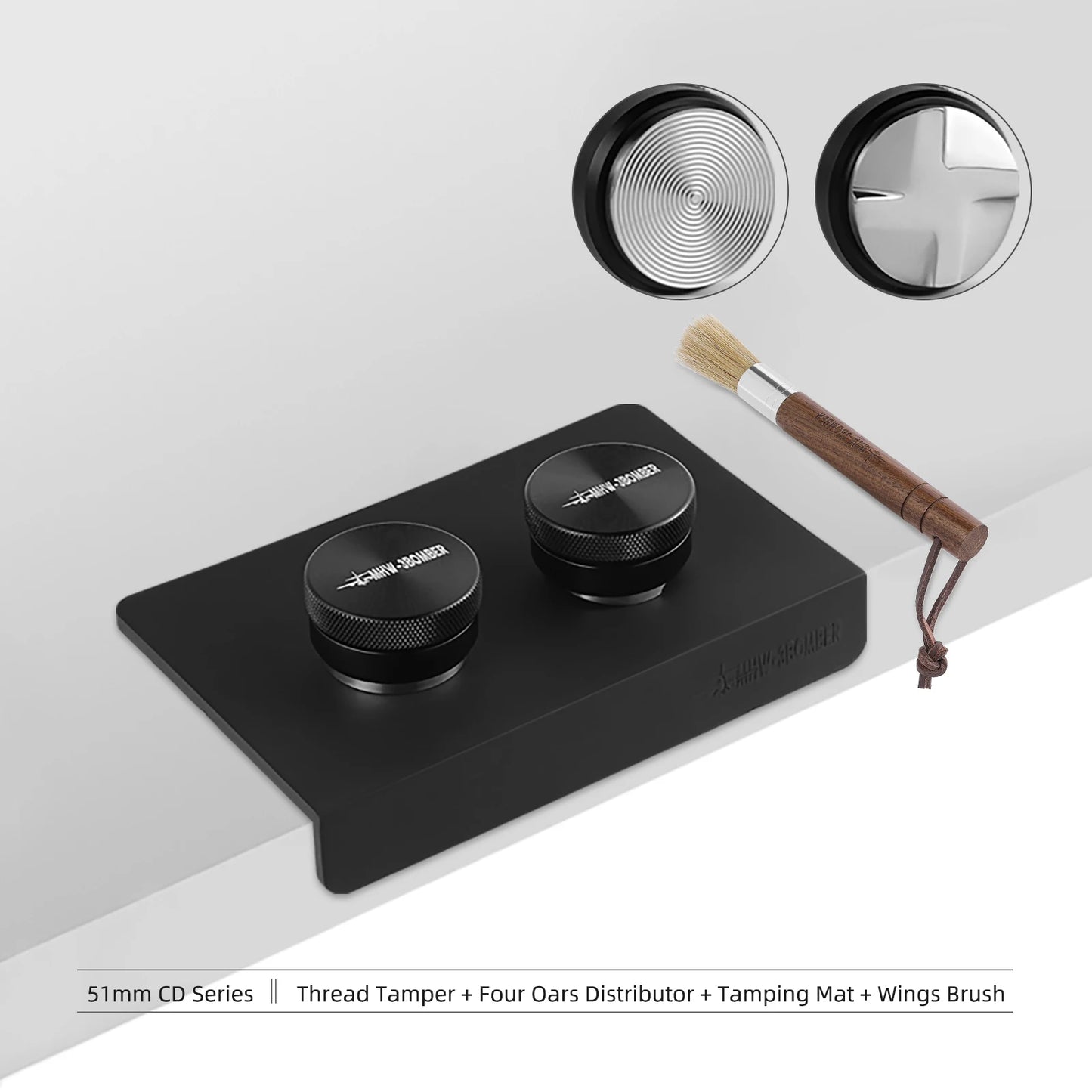 Espresso Tamper & Distributor Set – 51/53/58mm | MHW-3Bomber