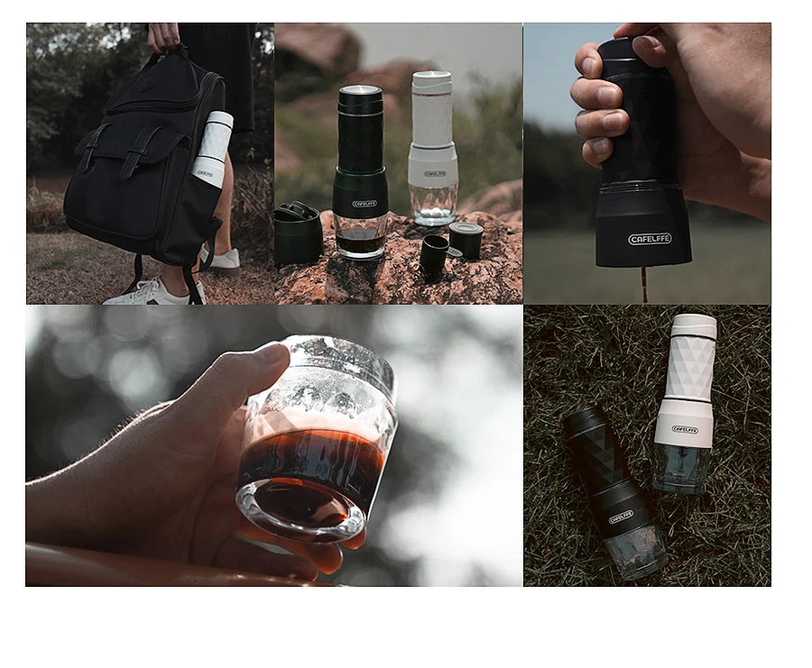 Cafelffe 3-in-1 Portable Espresso Maker – Manual & Travel