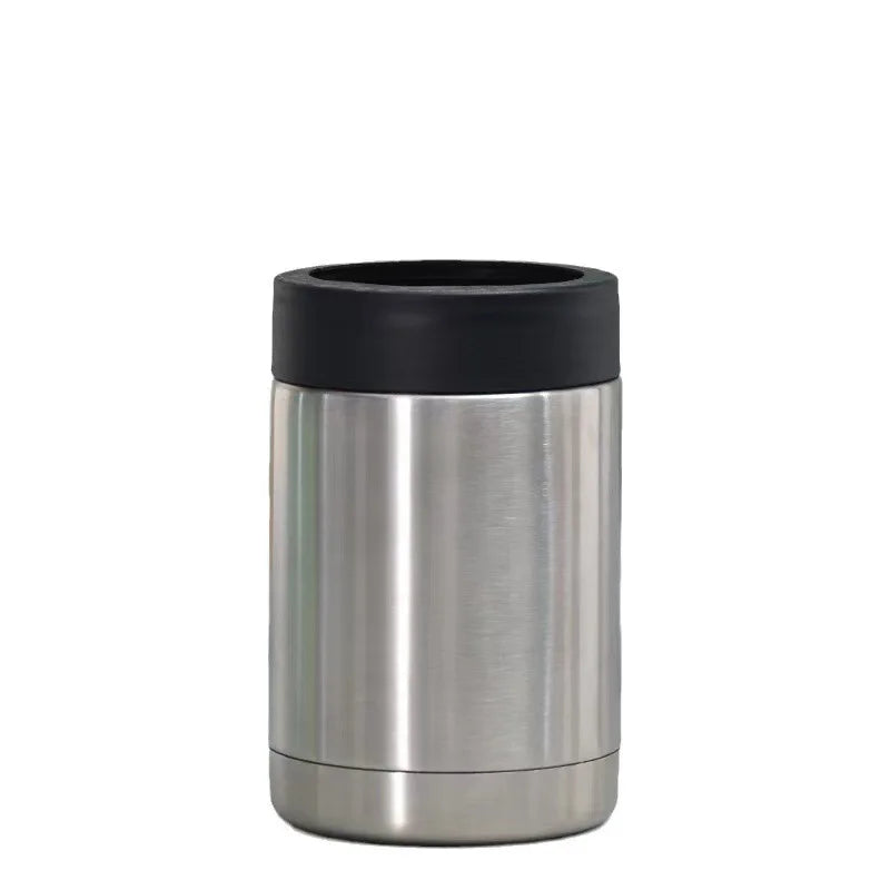 12oz Stainless Steel Beer Cooler with Opener – Insulated