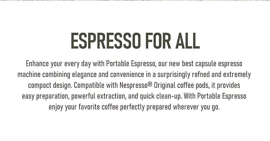 Cafelffe 3-in-1 Portable Espresso Maker – Manual & Travel