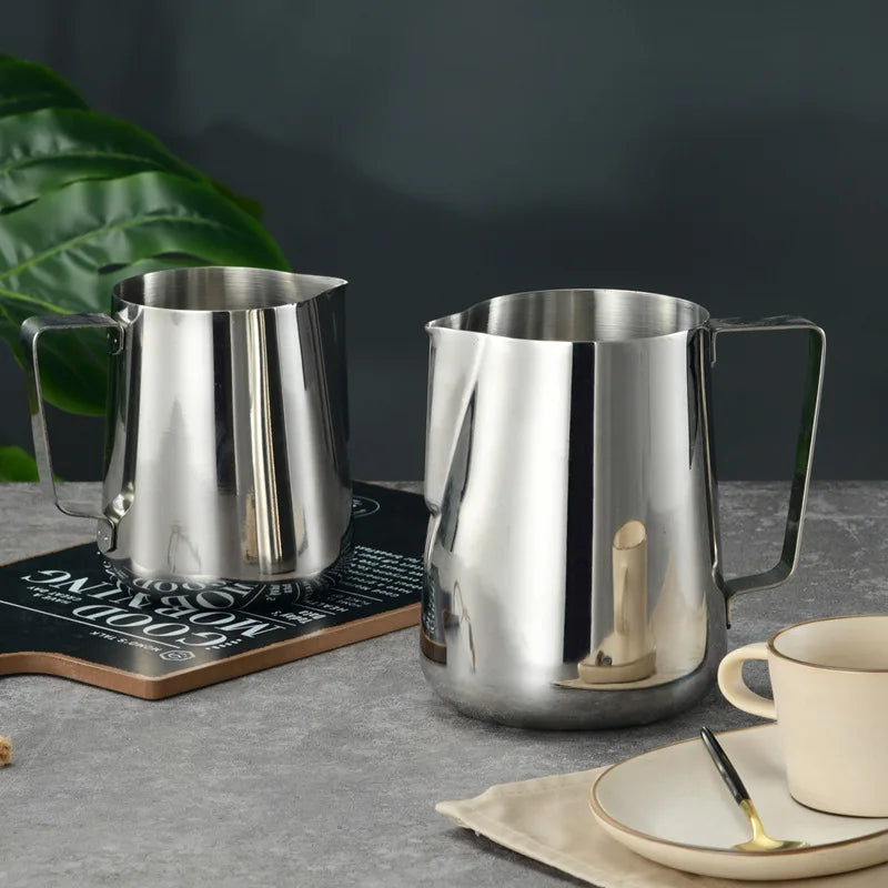 Stainless Steel Milk Frothing Jug – Barista Pitcher | CoffeeGuys