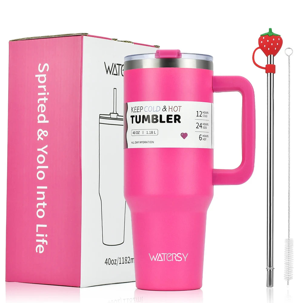 30oz/40oz Stainless Steel Thermal Mug - Insulated Tumbler