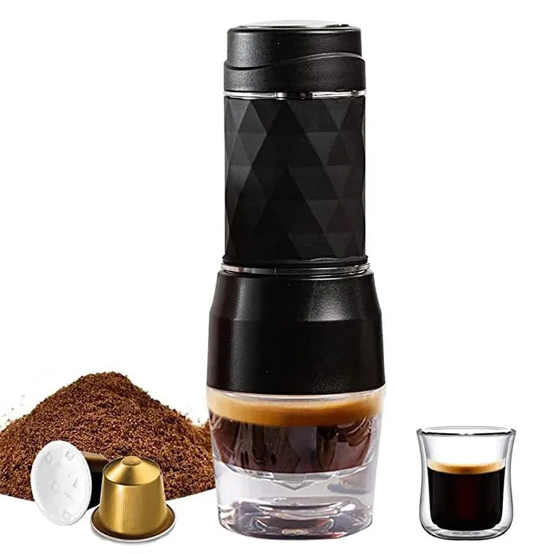 Cafelffe 3-in-1 Portable Espresso Maker – Manual & Travel