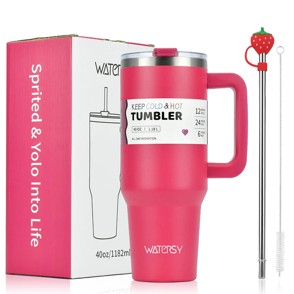 30oz/40oz Stainless Steel Thermal Mug - Insulated Tumbler