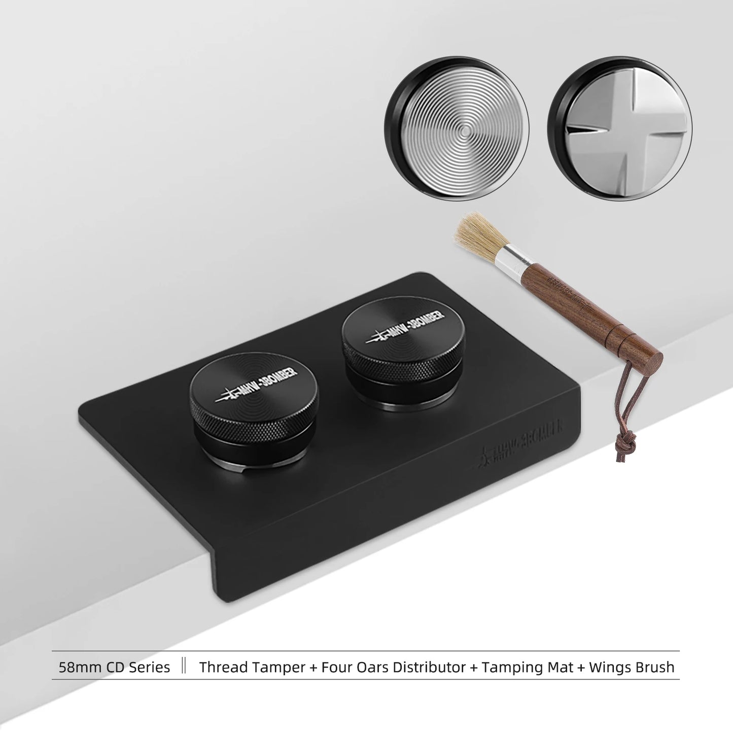 Espresso Tamper & Distributor Set – 51/53/58mm | MHW-3Bomber