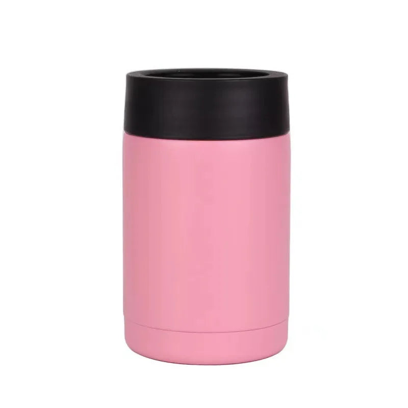 12oz Stainless Steel Beer Cooler with Opener – Insulated