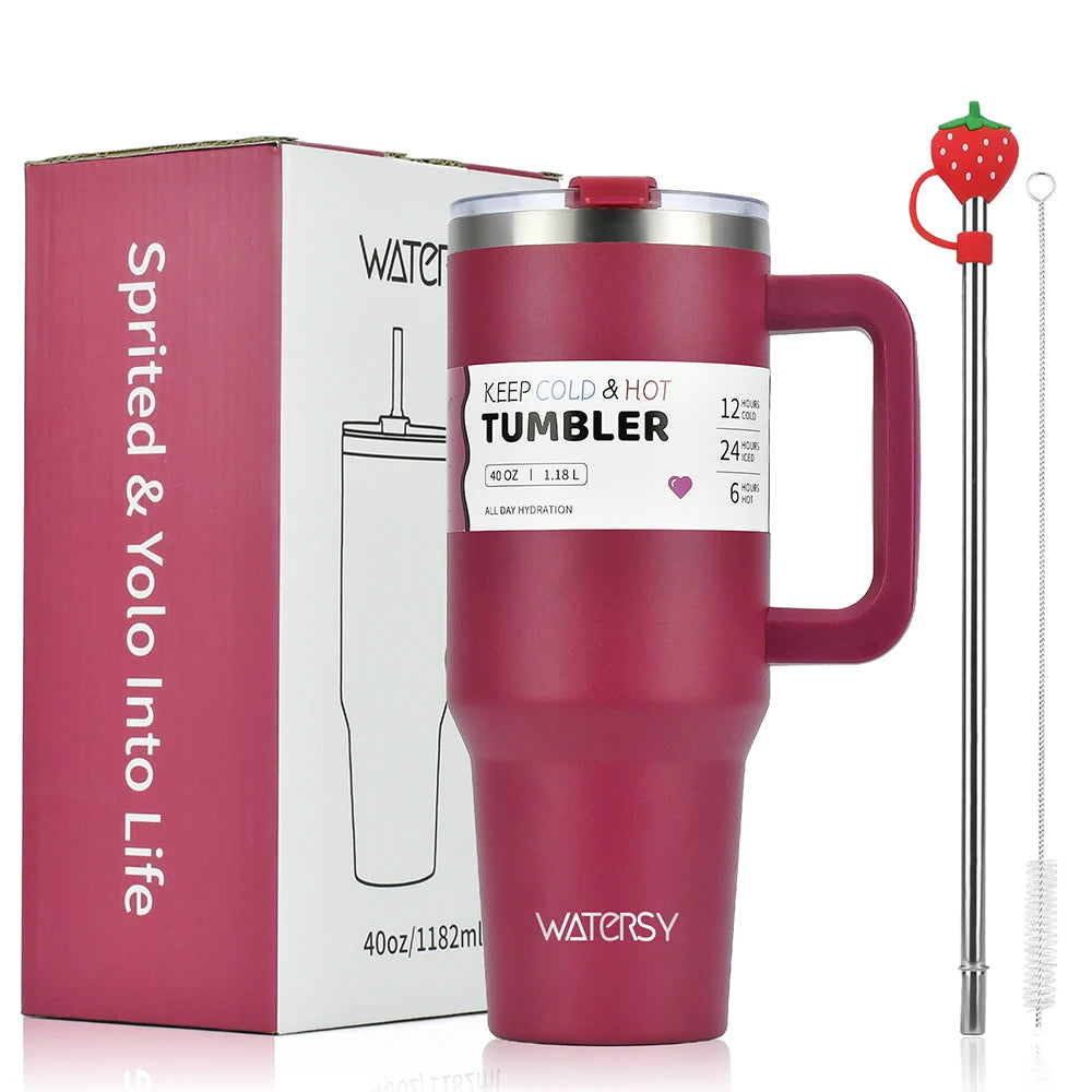 30oz/40oz Stainless Steel Thermal Mug - Insulated Tumbler