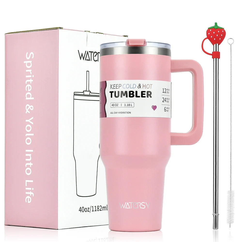 30oz/40oz Stainless Steel Thermal Mug - Insulated Tumbler