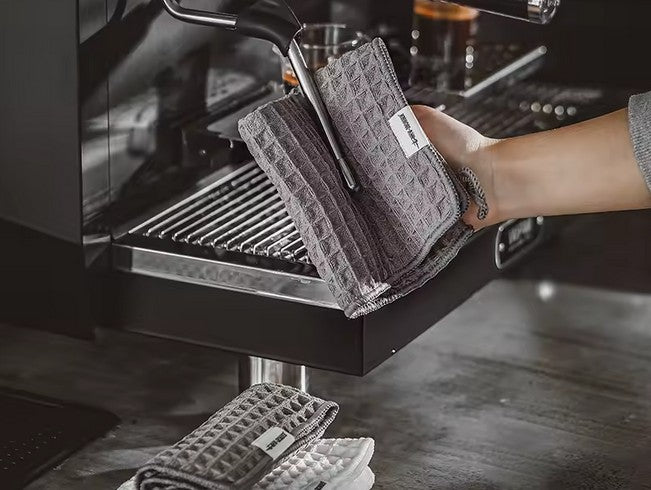 Espresso Cleaning Towels – 4 Pack Microfiber Cloths