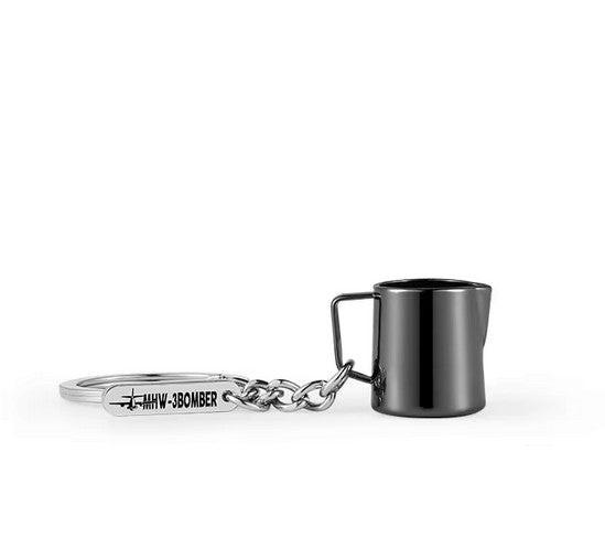 Coffee Keychain Gift – Mini Espresso Souvenir | MHW-3Bomber