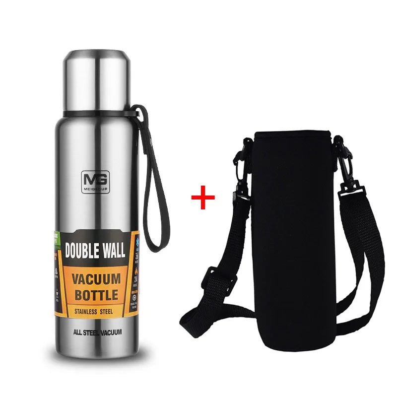 Upors Large Thermos Bottle – 500ml to 1500ml Insulated Flask