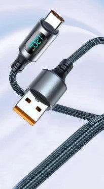 120W USB Type-C Fast Charging Cable – 6A for Xiaomi, Huawei