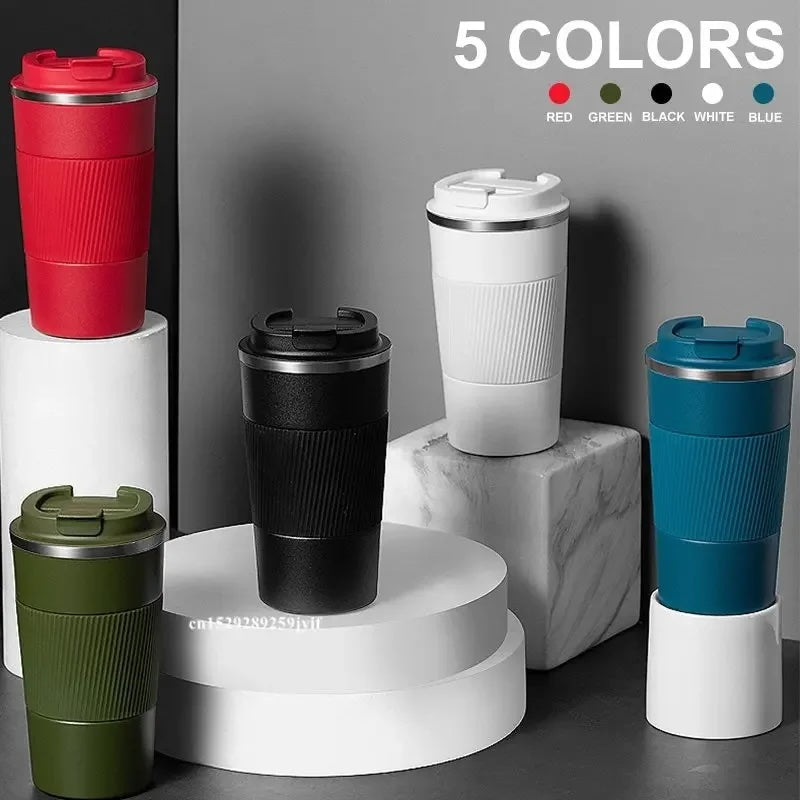 Thermal Coffee Mug – 380ml & 510ml Stainless Steel Travel Cup