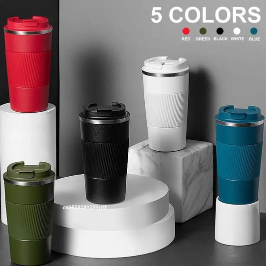 Thermal Coffee Mug – 380ml & 510ml Stainless Steel Travel Cup