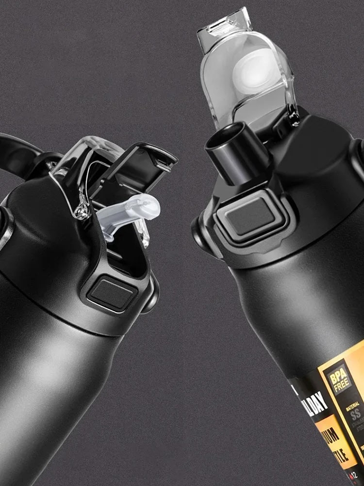 304 Stainless Steel Insulated Water Bottle with Straw – Hot & Cold