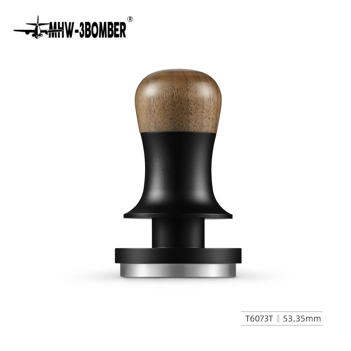 Spring-Loaded Espresso Tamper – 30lb | 51–58mm Barista Tool