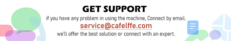 Cafelffe Coffee Machine - email support