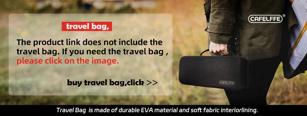 Cafelffe Coffee Machine - travel bag
