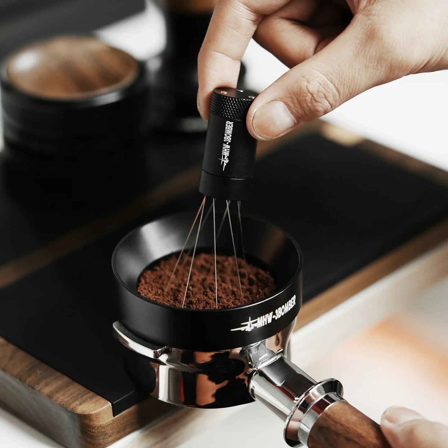 MHW-3Bomber Espresso Stirrer – WDT Tool with Magnetic Stand