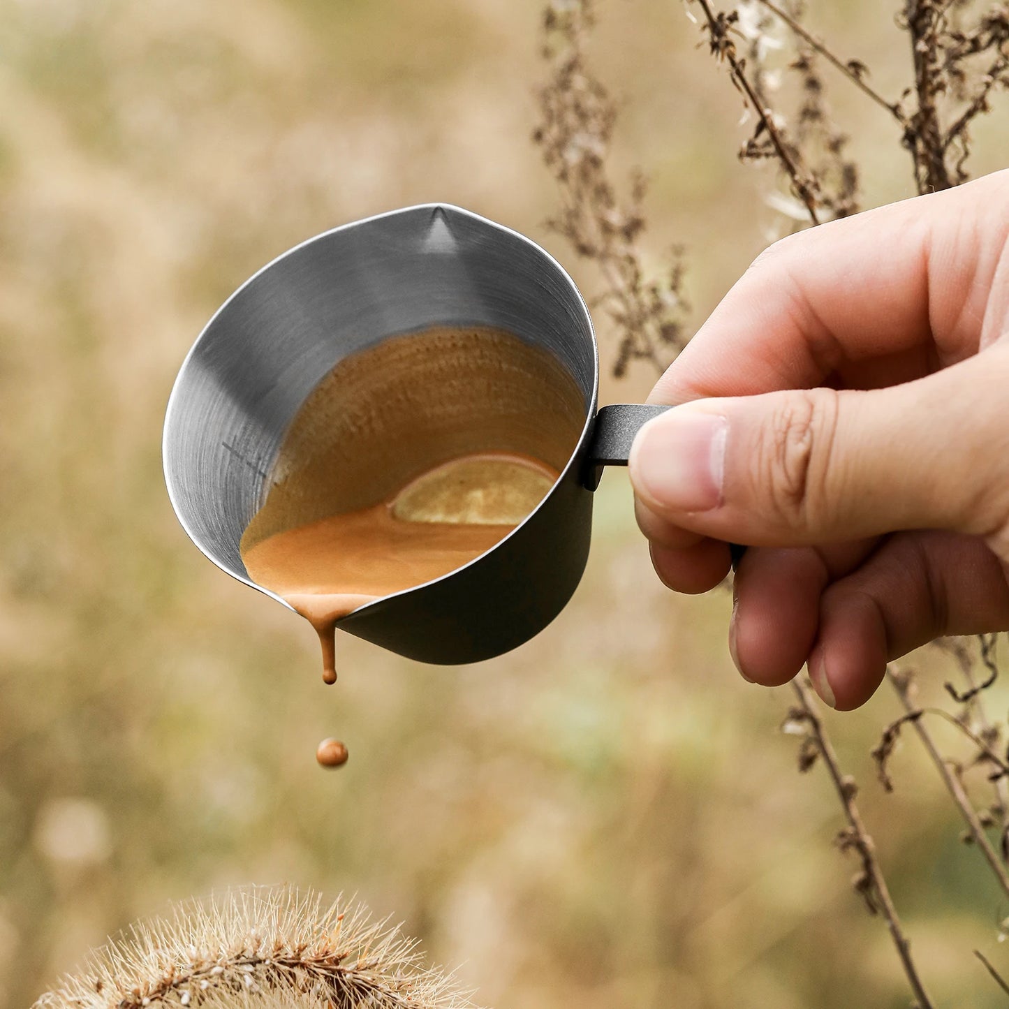 Stainless Steel Espresso Measuring Cup with Handle – MHW-3Bomber