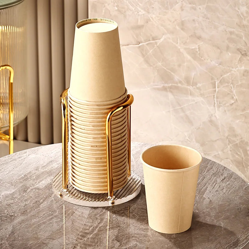 Disposable Cup Holder Rack – Tea & Water Cup Organizer
