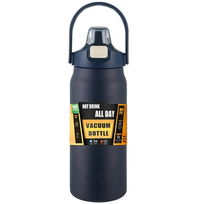 Outdoor Thermos Tumbler – 304 Stainless Steel with Straw