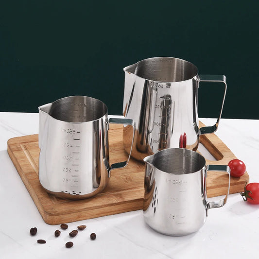 Stainless Steel Milk Frothing Jug – Barista Pitcher | CoffeeGuys