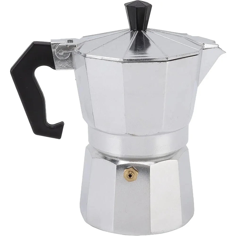 Italian Moka Pot – Aluminum Octagonal Coffee & Tea Kettle