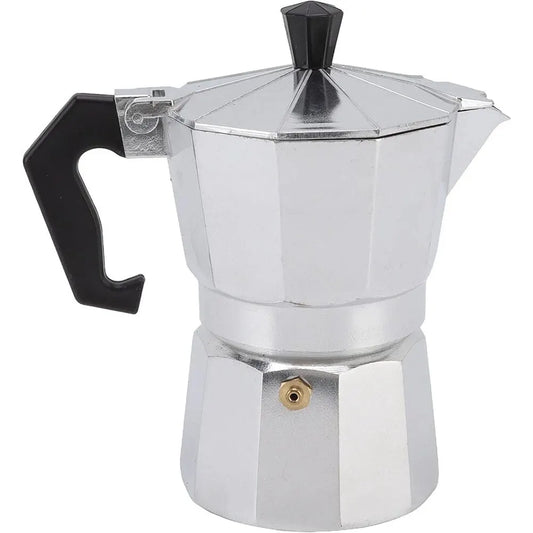 Italian Moka Pot – Aluminum Octagonal Coffee & Tea Kettle
