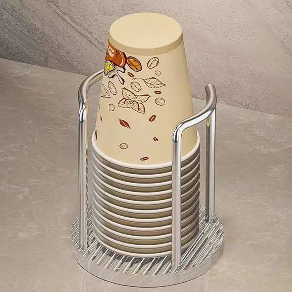 Disposable Cup Holder Rack – Tea & Water Cup Organizer