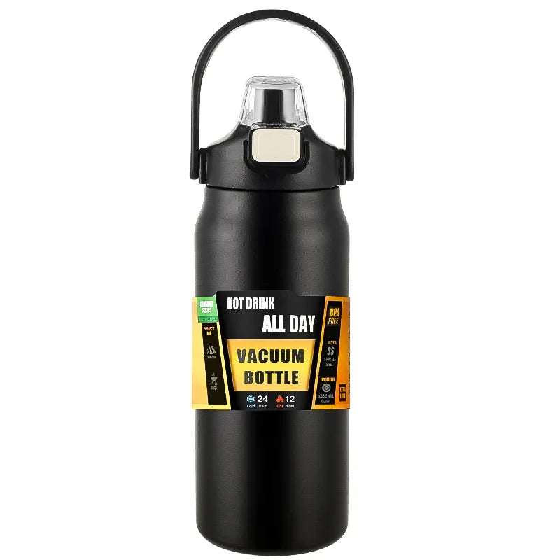 Outdoor Thermos Tumbler – 304 Stainless Steel with Straw