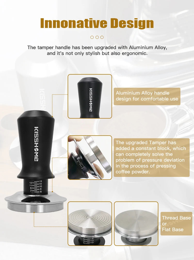 Professional 30lb Espresso Tamper for Breville – Spring-Loaded