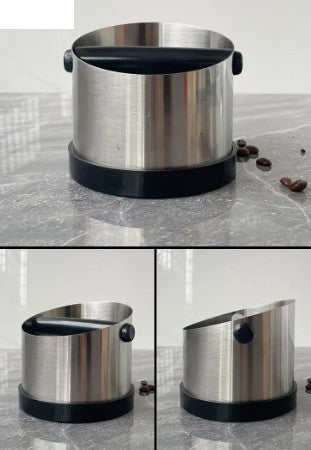 Stainless Steel Coffee Knock Box – Non-Slip, Easy Clean